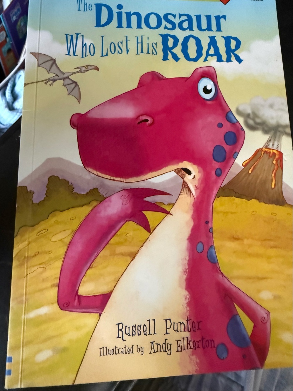 Born Pink Dinosaur Children's Picture Book